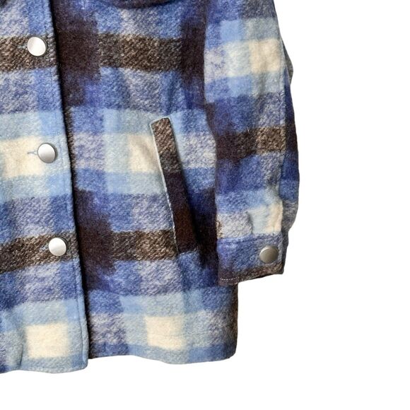Zara Women’s Plaid Premium wool blend Overshirt size XS - Picture 11 of 14